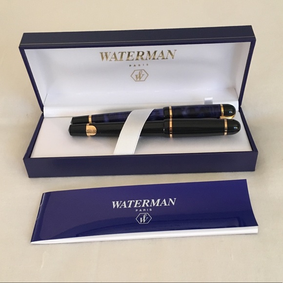 waterman Other - Set of NIB waterman fountain Phileas blue & black